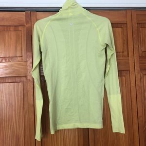 Yellow Winter Running Shirt from Lululemon